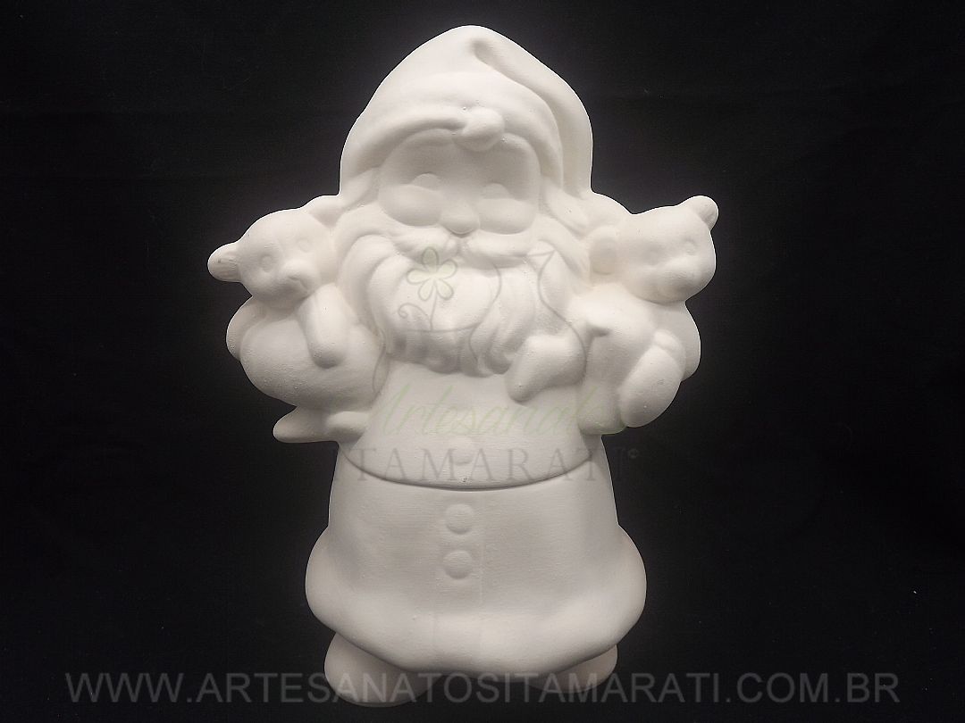 Detalhes do produto Pote Noel Urso